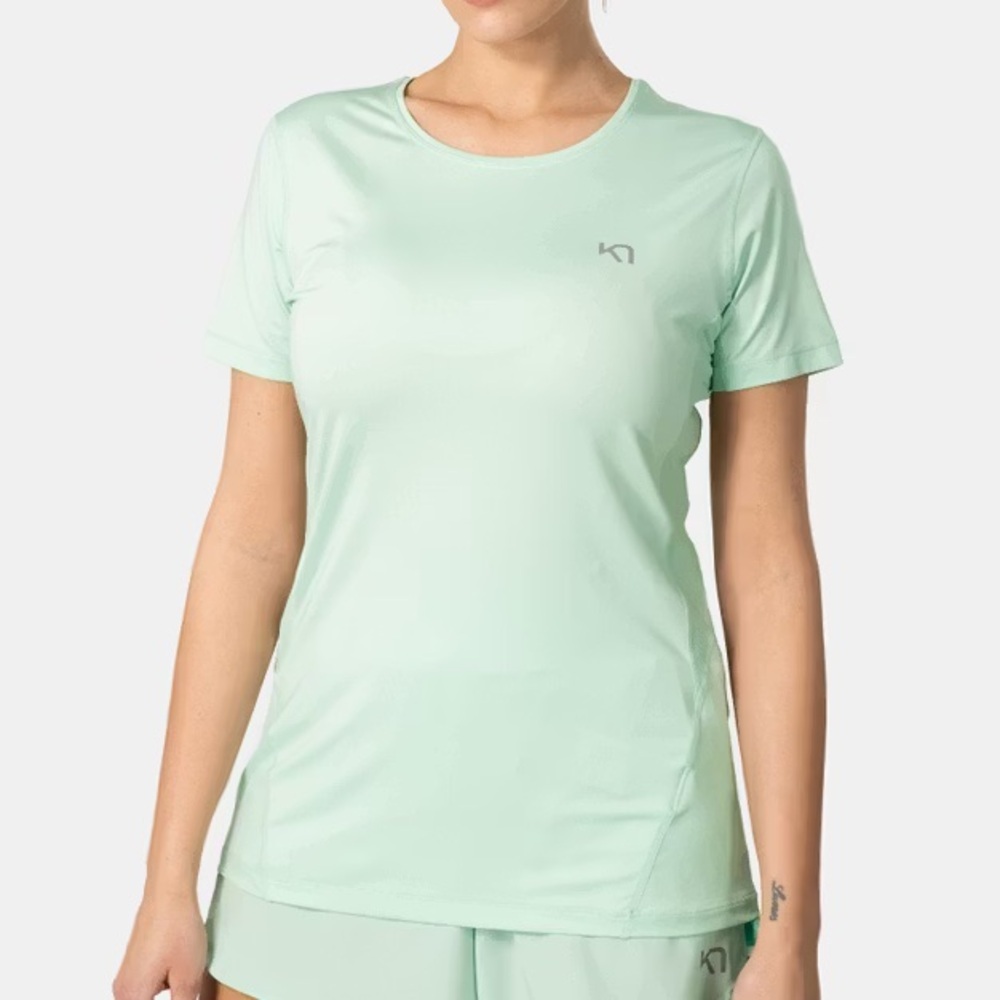 Kari Traa Women’s Nora Shortsleeve Shirt Outdoor in Light Green XL